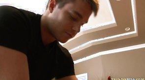 This fucker want to taste some juicy jizz in the bedroom