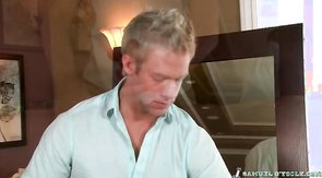 Impressive massage session that starts from some hot movements