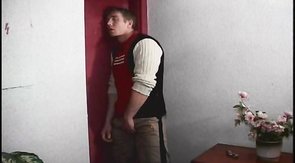 Two hot young mates are getting sucked by their shared lover