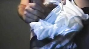 FOR MAXIPAD LOVERS! 1st time w pad in panties!-Vintage Video