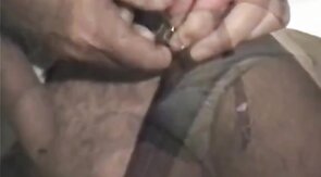 FOR MAXIPAD LOVERS! 1st time w pad in panties!-Vintage Video