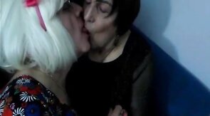 Miss Jennifer and Joanne kissing and fondling