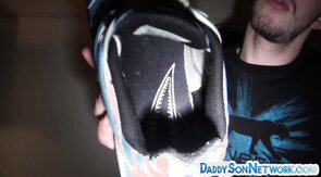 Sneakers fetish amateur bottom assfucked by top stud