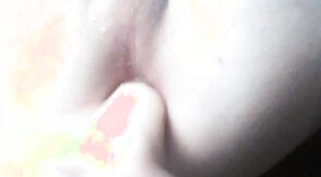 Twink using Cum as lube