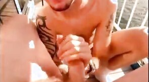 White Thug Sucks Rich Man on Cruise ship