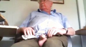 Lovely old wanker