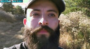 Muscular gay barebacked by huge hunk after sloppy blowj