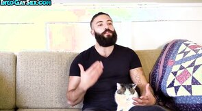 Muscular gay barebacked by huge hunk after sloppy blowj