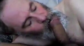 Bearded Daddy Suck and Swallow