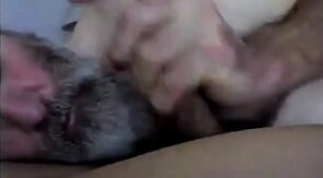 Bearded Daddy Suck and Swallow