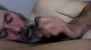 Bearded Daddy Suck and Swallow