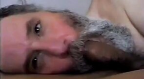 Bearded Daddy Suck and Swallow