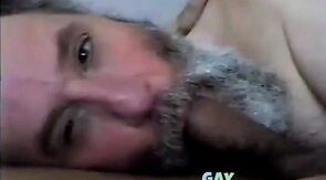 Bearded Daddy Suck and Swallow