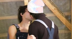 Twp young builders are enjoying their hot date