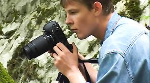 Aesthetic outdoor sex with the awesome naked lovers