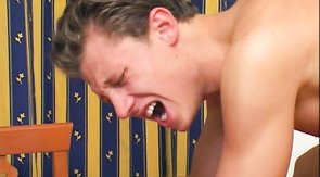 Hot boyfriend is being anally stretched by a hot lover