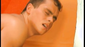 Horny hunk is giving a nice rimjob before the anal sex