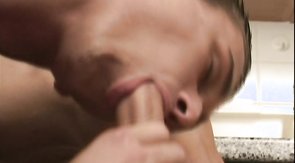 Tanned youngsters are enjoying oral sex in the morning