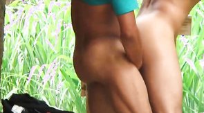 Passionate young lovers are revealing their anal love