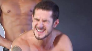 Intensive anal sex in the doggy style position!