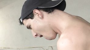 Two guys are nailing their shared boyfriend!