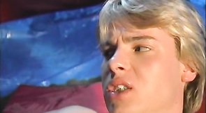 Great anal sex in the tent and huge cumshot in the end