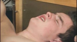 Young cowboys are enjoying anal sex in the missionary pose