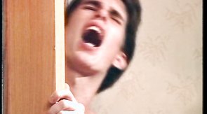 Sexy vintage boy is screaming while feeling a dick in his anal