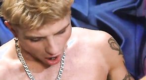 Horny wet lads are drilling their submissive boyfriend