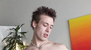 Punk gets a juicy blowjob and gives a nice rimjob