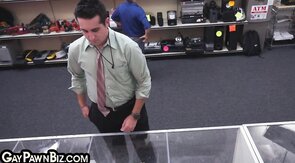 Pawn shop bottom 3some drilled  by fat and handsome top