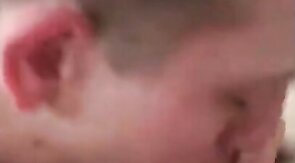 Twink sucks cock