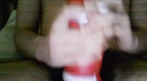 Bi 18 yr old stroking his virgin cock with my new Tenga cup.