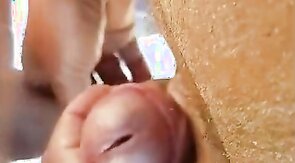 jacking big dicks at the beach