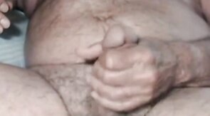 Grandpa is naughty in cam