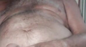 Grandpa is naughty in cam