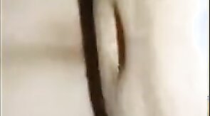 Seeded hole gets fucked again by big dick BAREBACK