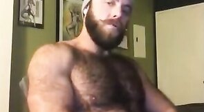 Hairy Lumberjack Shows Off his Cock ( No Cum )