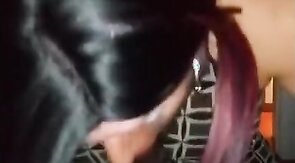 Redhead Mature CD Sucks Cum Out Of BBC