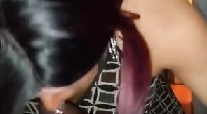Redhead Mature CD Sucks Cum Out Of BBC