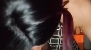 Redhead Mature CD Sucks Cum Out Of BBC