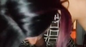 Redhead Mature CD Sucks Cum Out Of BBC