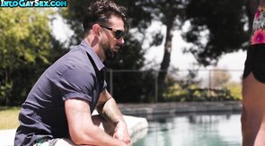 BBC ass lovers fuck in outdoor 3some with white fucker