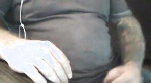 Daddy get cum in his belly