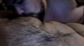 Chub 20 year Old Pup sucks Chub Dad's Cock and Tits