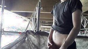 Exhibition Twink on construcion site