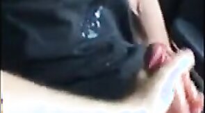 Me milk Powerman666 big cock in his car in a forest