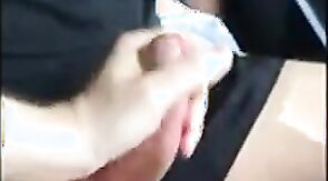 Me milk Powerman666 big cock in his car in a forest