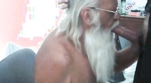 Daddy Santa Paul Eats Breakfast