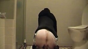 Sissy maid and her dildo